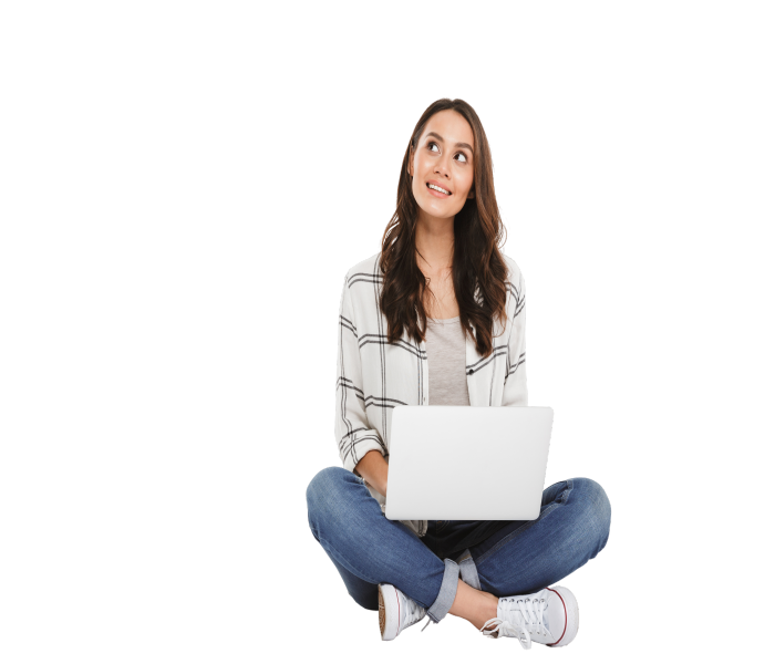 Girl with Laptop